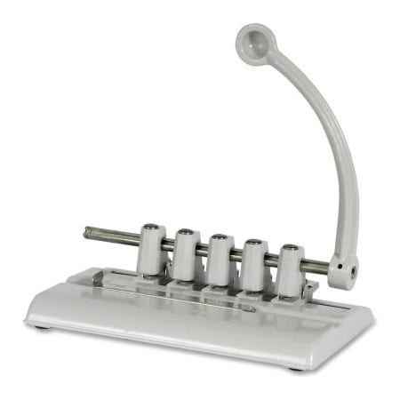 Master Products Master 525M Adjustable 5-Hole Punch, 40 Sheet Capacity, Tan 525M